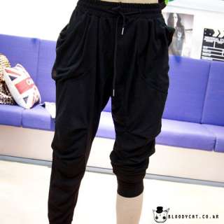   Bloodycat Training Shorts Loose Baggy Pants Comfy Black Gray Pants