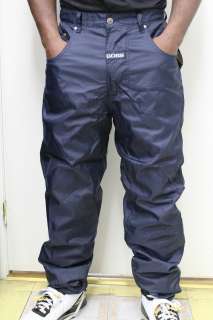 Boss Jeans Navy Blue Water Resistant Five Pocket Baggy Fit Windbreaker 