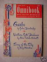 OMNIBOOK June 1955 GARBO JOHN BAINBRIDGE GUY MURCHIE ++  