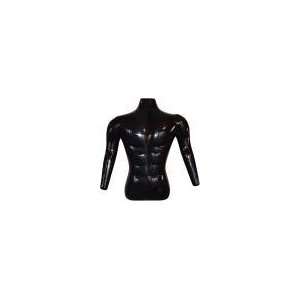  Inflatable Mannequin   Male Torso with Arms Black MTAB 1 