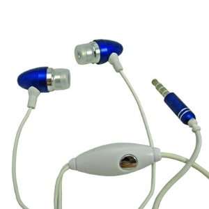   CT810 3.5 mm Blue Stereo Bullet Hands free Headset 