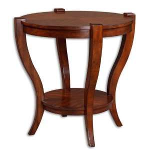  Uttermost 24142 Bergman Table in Sleek Legs Carved From 