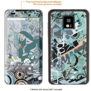   Decal Skin STICKER for T Mobile LG G2x case cover G2X 358: Electronics
