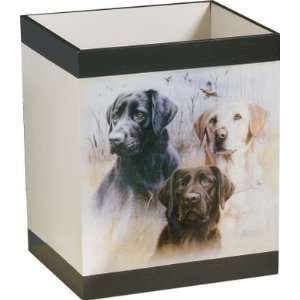  Cabelas Three Labs Wastebasket