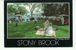 Stony Brook Long Island NY The Village Green Postcard  