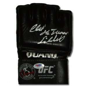  Chuck The Iceman Liddell Autographed Ouana Fighting Glove 