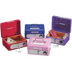  Pink Personalized Cash Box: Home & Kitchen