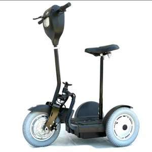  SNR Standard Electric Scooter with Bike Seat, Black (18Ah 