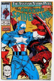 Amazing Spider Man #323 Captain America McFarlane art  
