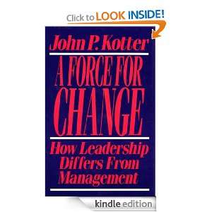 Force For Change John P. Kotter  Kindle Store