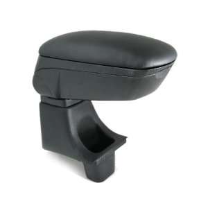 Black Leatherette Padding Console Center Armrest for Honda Fit Jazz 09 