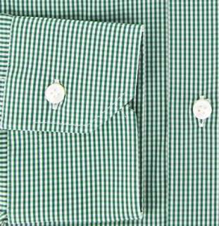 New $325 Barba Napoli Green Shirt 17/43  