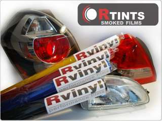 Light Smoke Headlight Tail Fog Brake Tint Film Sheet  