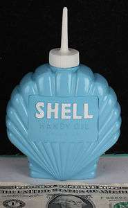 Shell Handy Oil tin can oiler Clam Shape store display  