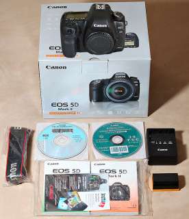 Canon EOS 5D Mark II 21.1 MP Digital SLR Camera (Body Only) MINT 