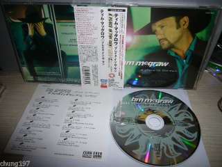 TIM MCGRAW A PLACE IN THE SUN +1tr JAPAN CD OBI 2625yen  