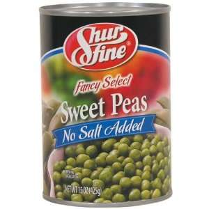 Shurfine Fancy Select Sweet Peas No Salt Grocery & Gourmet Food