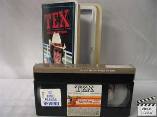 Tex VHS Matt Dillon, Jim Metzler, Meg Tilly; Disney  