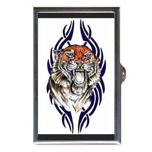 Tiger Tattoo Tribal Art Coin, Mint or Pill Box: Made in USA!
