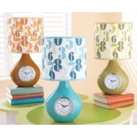    Set of 3 Mini Lamps with Tick Tock Clock Base