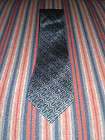 CELINE PARIS BLUE PRINT 100% SILK NECK TIE RARE HANDSOME