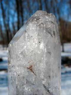 Tibetan Tibet Quartz Crystal w Tantric Twin  