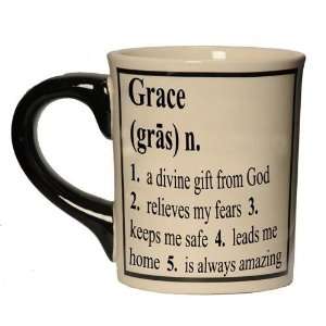   GRACE Inspirational Definition Ceramic Coffee Mug
