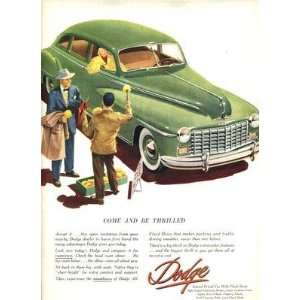    1950 Dodge Come and Be Thrilled Magazine Ad 