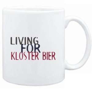    Mug White  living for Kloster Bier  Drinks