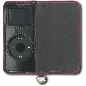  Init iPod Nano Fashion Case with Strap   Black/Fuchsia 