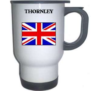  UK/England   THORNLEY White Stainless Steel Mug 
