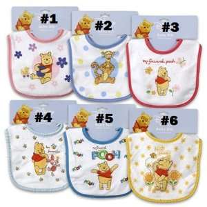  Disney Winnie The Pooh Baby Bib # 2 (Pooh & Piglet): Baby