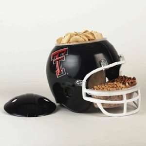  NCAA Texas Tech Red Raiders Snack Bowl Helmet: Sports 