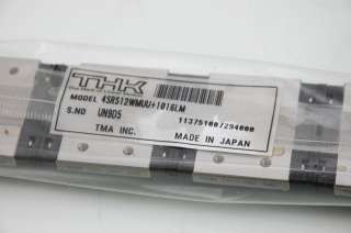 THK LM SRS12 Linear Motion Guide Rail Pair 1016L New in Original Box 