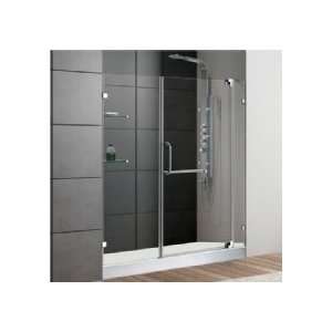  Vigo Industries 60 Frameless Shower Door 3/8 Clear Glass 