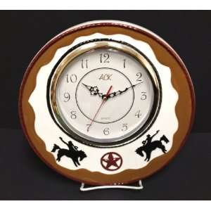  Wall Decor Clock, Western Cowboy Decor