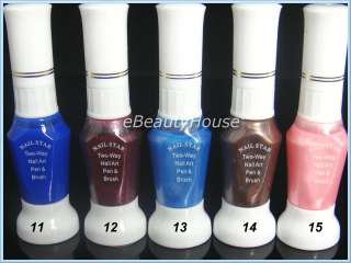 Lot 20 2 way VERNIS A ONGLES MANUCURE NAIL ART #018  