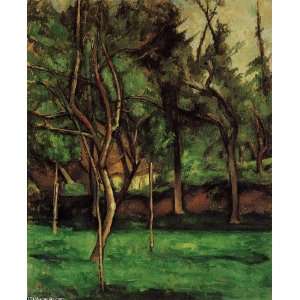   Made Oil Reproduction   Paul Cezanne   24 x 30 inches   The Orchard