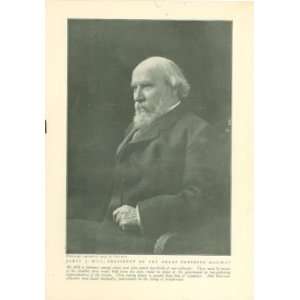    1905 Print James J Hill Great Northern Railway 