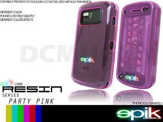 PINK Soft Crystal Gel Hard Case Skin Cover Nokia N97  