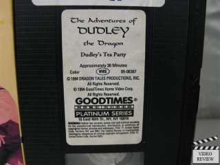 Dudley The Dragon, Adventures of   Dudleys Tea Party 018713063878 