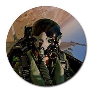  Fighter pilot F18 Round Mousepad Mouse Pad Great Gift Idea 