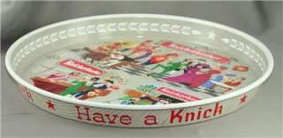 Vintage Advertising Knickerbocker Knick Beer Bar Tray  