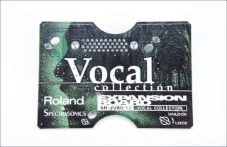 Roland SR JV80 13 Vocal Collection Expansion! JV XV XP!  