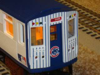 NEW MTH Chicago Cubs Railking Subway Train 30 2621 3  