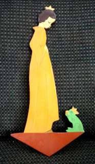 vintage EIFEL KUNST ASCHENPUTTEL WOOD CUTOUTS fairytale  