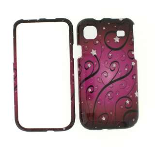 MOBILE/ SAMSUNG GALAXY S 4G PINK SWIRLS COVER CASE  