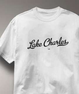 Lake Charles Louisiana LA METRO WHITE Hometo T Shirt XL  