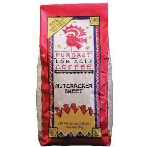   Acid Coffee Low Acid Nutcracker Sweet Grind Whole Bean, 2.5 Pound Bags