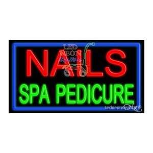  Nails Spa Pedicure Neon Sign: Office Products